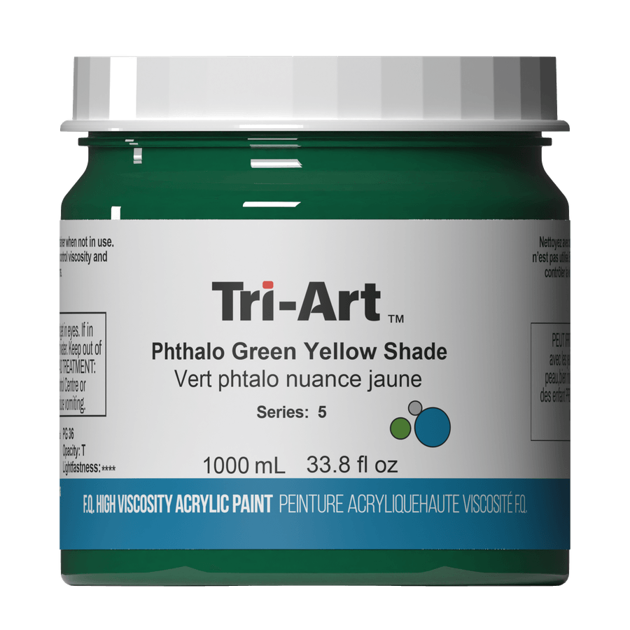 Tri-Art High Viscosity - Phthalo Green Yellow Shade-5