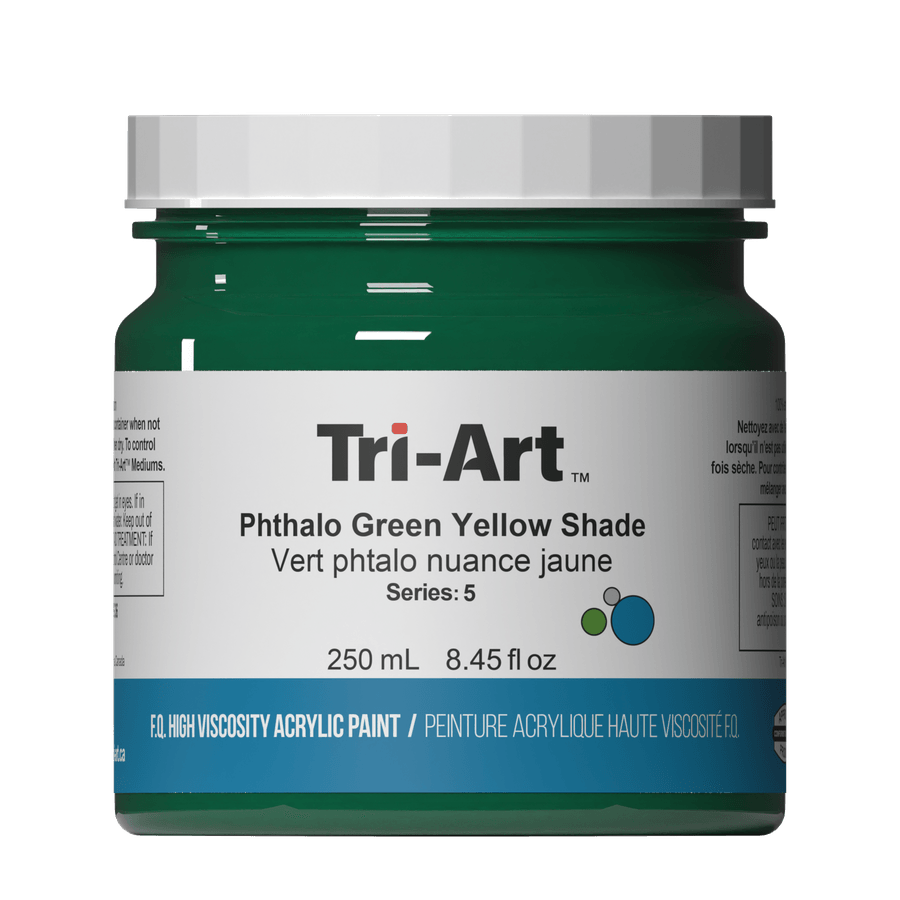Tri-Art High Viscosity - Phthalo Green Yellow Shade-3
