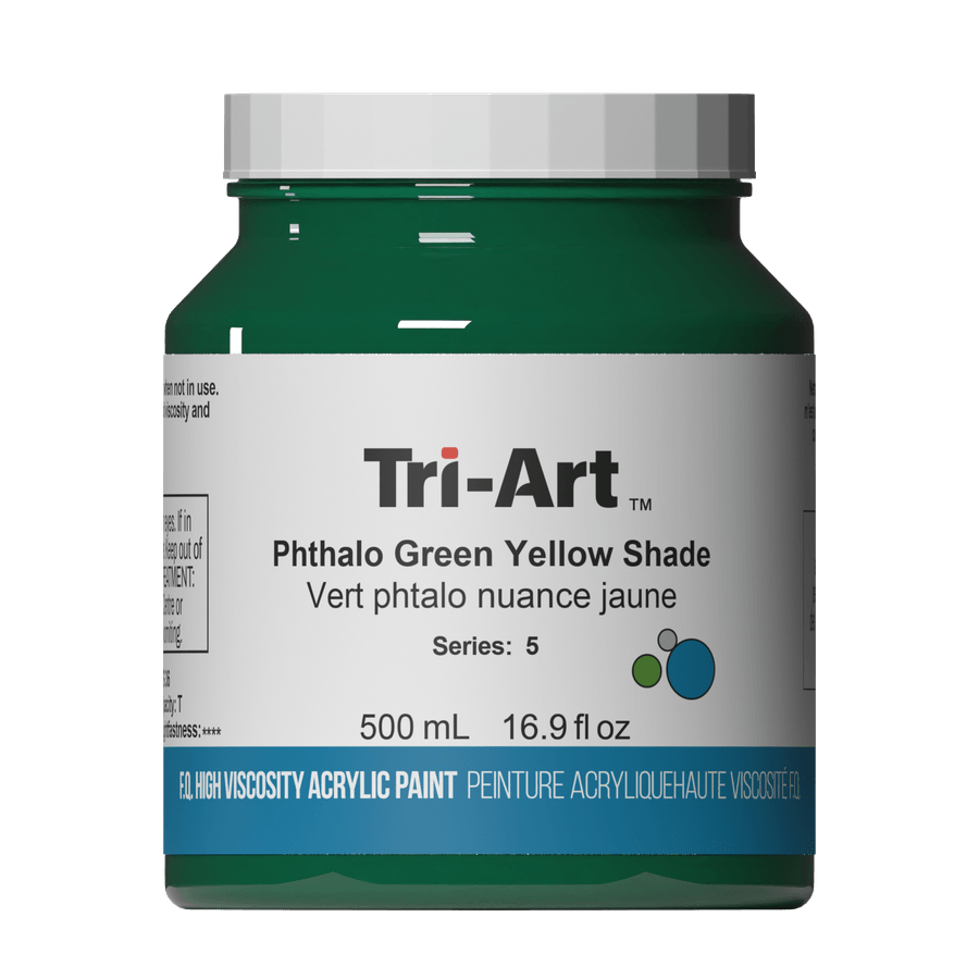 Tri-Art High Viscosity - Phthalo Green Yellow Shade-4