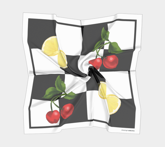 Cherry Bomb Silk Scarf