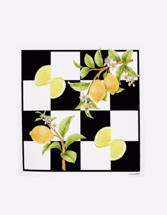 Lemonade Stand Silk Scarf
