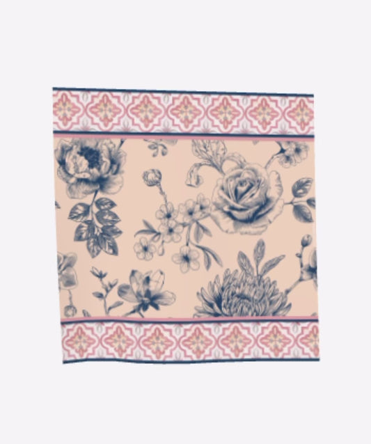 Jeans and a Cute Top Silk Scarf