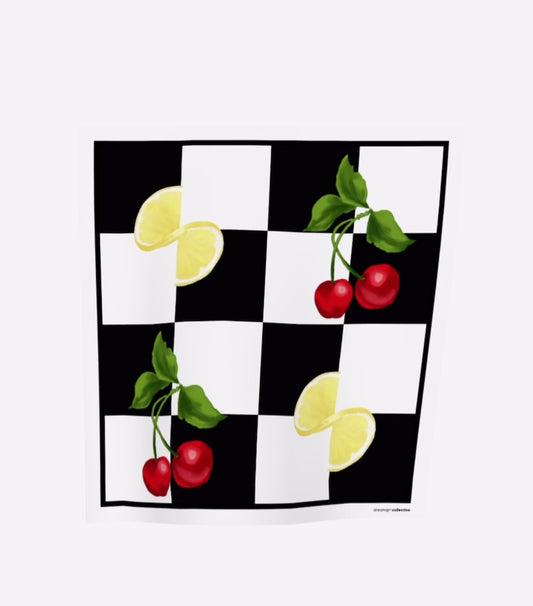 Cherry Bomb Silk Scarf